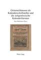 Grimmelshausen ALS Kalenderschriftsteller Und Die Zeitgenoessische Kalenderliteratur: A Corpus-Based Approach