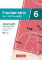 Fundamente der Mathematik 6. Schuljahr. Baden-Württemberg - Arbeitsheft zum Schulbuch mit Medien und Lösungen