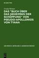 Das "Buch über das Geheimnis der Schöpfung" von Pseudo-Apollonios von Tyana