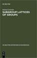 Subgroup Lattices of Groups