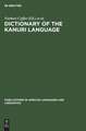 Dictionary of the Kanuri Language