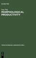 Morphological Productivity: Structural Constraints in English Derivation