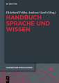 Handbuch Sprache und Wissen