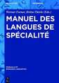 Manuel des langues de spécialité