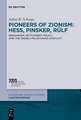 Pioneers of Zionism: Hess, Pinsker, Rülf: Messianism, Settlement Policy, and the Israeli-Palestinian Conflict