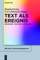 Text als Ereignis: Programme - Praktiken - Wirkungen