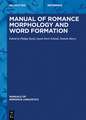 Manual of Romance Morphology and Word Formation