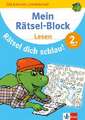 Mein Rätsel-Block Rätsel dich schlau! Lesen 2. Klasse. Deutsch, Grundschule