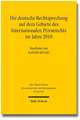 Die Deutsche Rechtsprechung Auf Dem Gebiete Des Internationalen Privatrechts: Im Jahre 2010