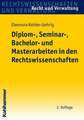 Diplom-, Seminar-, Bachelor- Und Masterarbeiten in Den Rechtswissenschaften: 759-779