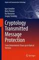 Cryptology Transmitted Message Protection: From Deterministic Chaos up to Optical Vortices