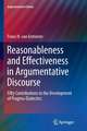 Reasonableness and Effectiveness in Argumentative Discourse: Fifty Contributions to the Development of Pragma-Dialectics