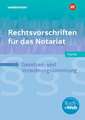 Rechtsvorschriften für das Notariat. Schulbuch