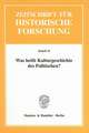 Was heißt Kulturgeschichte des Politischen?