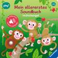 Ravensburger Play+ Mein allererstes Soundbuch: Im Dschungel, Baby-Buch ab 1 Jahr