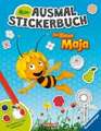 Ravensburger Mein Ausmalstickerbuch Die Biene Maja - Großes Buch mit über 250 Stickern, viele Sticker zum Ausmalen