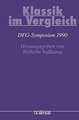 Klassik im Vergleich: DFG-Symposion 1990