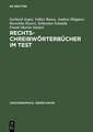 Rechtschreibwörterbücher im Test: Subjektive Einschätzungen, Benutzungserfolge und alternative Konzepte