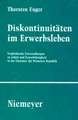 Diskontinuitäten im Erwerbsleben: Vergleichende Untersuchungen zu Arbeit und Erwerbslosigkeit in der Literatur der Weimarer Republik