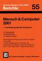 Mensch & Computer 2001: 1. Fachübergreifende Konferenz