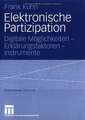 Elektronische Partizipation: Digitale Möglichkeiten - Erklärungsfaktoren - Instrumente