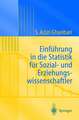 Einführung in Die Statistik für Sozial- Und Erziehungs-wissenschaftler