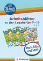 Mats, Mila und Molli - Arbeitsblätter zu den Leseheften 7 - 12 (A B C)