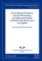 Error-Based Evidence for the Phonology of Glides and Nasals in Polish with Reference to English