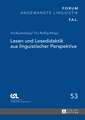 Lesen Und Lesedidaktik Aus Linguistischer Perspektive: Eine Philosophiegeschichtliche Analyse Des Zusammenhangs Von -Sozialismus- Und Frieden