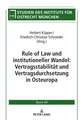 Rule of Law Und Institutioneller Wandel: Vertragsstabilitat Und Vertragsdurchsetzung in Osteuropa