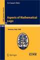 Aspects of Mathematical Logic: Lectures given at a Summer School of the Centro Internazionale Matematico Estivo (C.I.M.E.) held in Varenna (Como), Italy, September 9-17, 1968