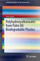 Polyhydroxyalkanoates from Palm Oil: Biodegradable Plastics