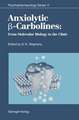 Anxiolytic β-Carbolines: From Molecular Biology to the Clinic