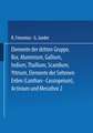 Elemente der Dritten Gruppe: Bor · Aluminium · Gallium · Indium · Thallium · Scandium · Yttrium · Elemente der Seltenen Erden (Lanthan bis Cassiopeium) · Actinium