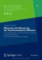 Messung und Steuerung der Kommunikations-Effizienz: Eine theoretische und empirische Analyse durch den Einsatz der Data Envelopment Analysis