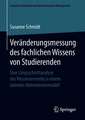 Veränderungsmessung des fachlichen Wissens von Studierenden: Eine Längsschnittanalyse des Wissenserwerbs in einem latenten Mehrebenenmodell