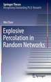 Explosive Percolation in Random Networks