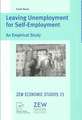 Leaving Unemployment for Self-Employment: An Empirical Study