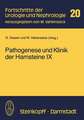 Pathogenese und Klinik der Harnsteine IX