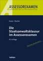 Die Staatsanwaltsklausur im Assessorexamen