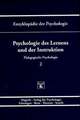 Enzyklopädie der Psychologie / Themenbereich D: Praxisgebiete / Pädagogische Psychologie / Psychologie des Lernens und der Instruktion