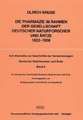 Die Pharmazie im Rahmen der Gesellschaft Deutscher Naturforscher und Ärzte 1822 - 1938