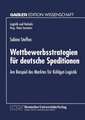 Wettbewerbsstrategien für deutsche Speditionen: Am Beispiel des Marktes für Kühlgut-Logistik