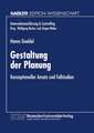 Gestaltung der Planung: Konzeptioneller Ansatz und Fallstudien