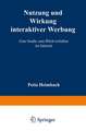 Nutzung und Wirkung interaktiver Werbung: Eine Studie zum Blickverhalten im Internet