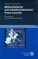 Altfranzösischer und mittelhochdeutscher Prosa-Lancelot