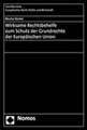 Wirksame Rechtsbehelfe Zum Schutz Der Grundrechte Der Europaischen Union: Rechtliche Anforderungen Und Perspektiven Nach Umsetzung Der Richtlinie