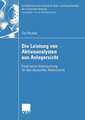 Die Leistung von Aktienanalysten aus Anlegersicht: Empirische Untersuchung für den deutschen Aktienmarkt