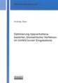 Optimierung tippverhaltensbasierter, biometrischer Verfahren im Umfeld kurzer Eingabetexte