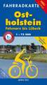 Fahrradkarte Ostholstein / Fehmarn bis Lübeck 1 : 75 000